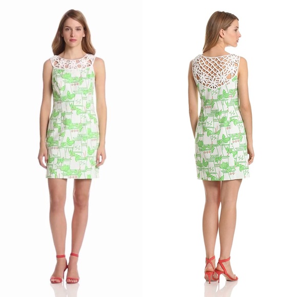 Lilly Pulitzer Lacina Just Add Mint Derby Dress 2 - Picture 6 of 6